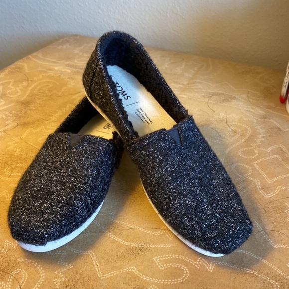 Toms Womens Alpargata Night Owl Soft Fabric Shoes - Picture 2 of 7